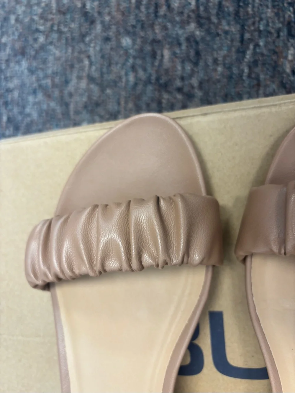 Kenneth Cole Reaction Great Scrunch Ankle-Strap Ruched Sandals